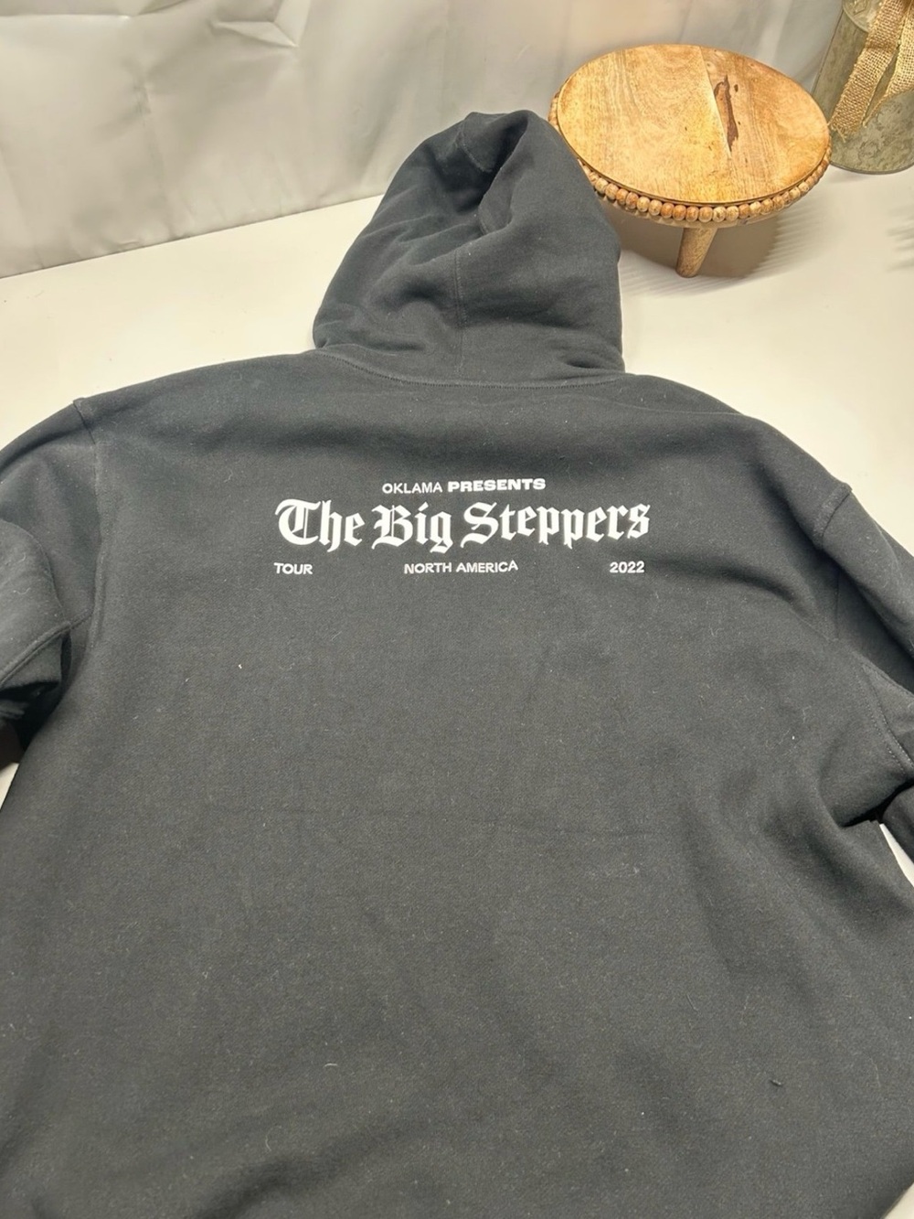The Big Steppers Black Hoodie - Tour Graphic Sweatshirt